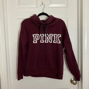 Pink Cowl Neck Sweatshirt